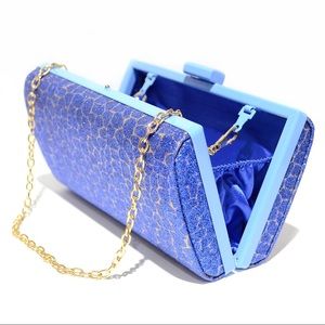 NWT PROM TIME GORGEOUS GLITTER EVENING CLUTCH BAG